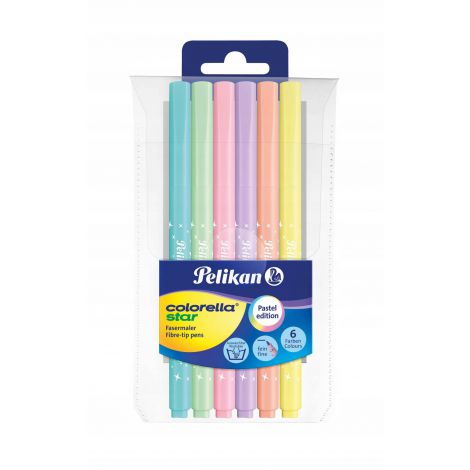 Pisaki Pelikan Colorella Star Pastel, 6kol